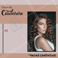Quer se aperfeiçoar e conquistar sua renda própria? Inscreva-se em nosso curso mas, atenção: AS VAGAS SÃO LIMITADAS!
#curso #cabelos #cursoprofissionalizante #profissao #hair #perfecthair #ahazou #braziliangal