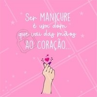 Ser manicure é muito mais que lixar, tirar cutícula e pintar...
É criar, Transmitir Emocionar!😘😘😘
#manicure #ahazou #unhas