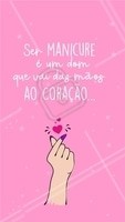 Ser manicure é muito mais que lixar, tirar cutícula e pintar...
É criar, Transmitir Emocionar!😘😘😘
#manicure #ahazou #unhas