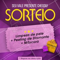 FOTO OFICIAL!!!
O natal está chegando, e pensando nisso preparamos um presente especial pra vocês 🎁
Estamos sorteando: 1 Limpeza de pele + Peeling de Diamante + Máscara, pra você aproveitar seu final de ano ainda mais linda!
.
Para participar é fácil, é só seguir as regras abaixo:
1⃣ Curta a foto oficial
2⃣ Siga nosso instagram @______
3⃣ Marque 3 amigos nos comentários.
.
📆 O RESULTADO SERÁ NO DIA ___
.
🚨 O seu perfil deverá estar desbloqueado (aberto) no dia do sorteio.
.
⛔Não é permitido marcar fã clubes, empresas, celebridades e perfis fakes.
.
BOA SORTE 🍀
.
#sorteio #nataldabeleza #presentino #bandbeauty #ahazou #natal #reveillon #esteticafacial