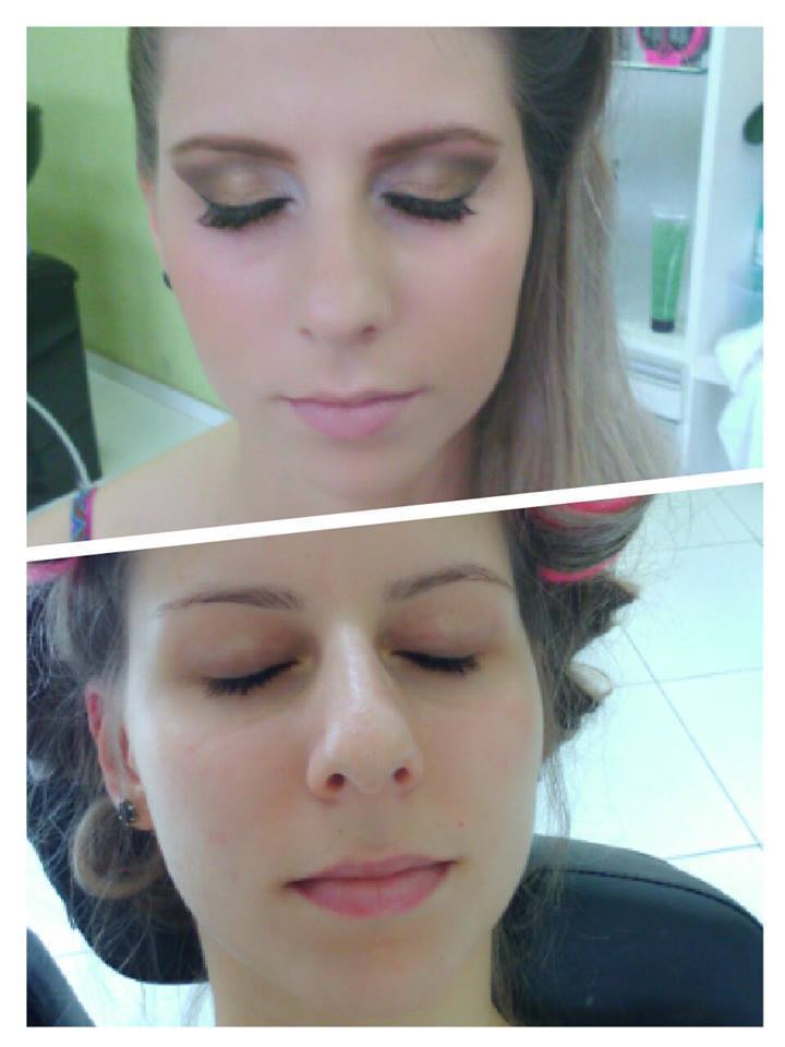 Maquiagem Social Maquiagem executada em cliente no Espaço da Beleza - Racco Joaçaba. maquiagem, nude maquiador(a)
