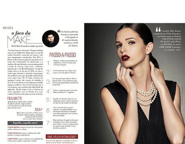 Revista Vida e Negócio (beleza) Make e cabelo de Fábio Gonçalves maquiador(a)