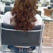corte em camadas,com tom acobreado