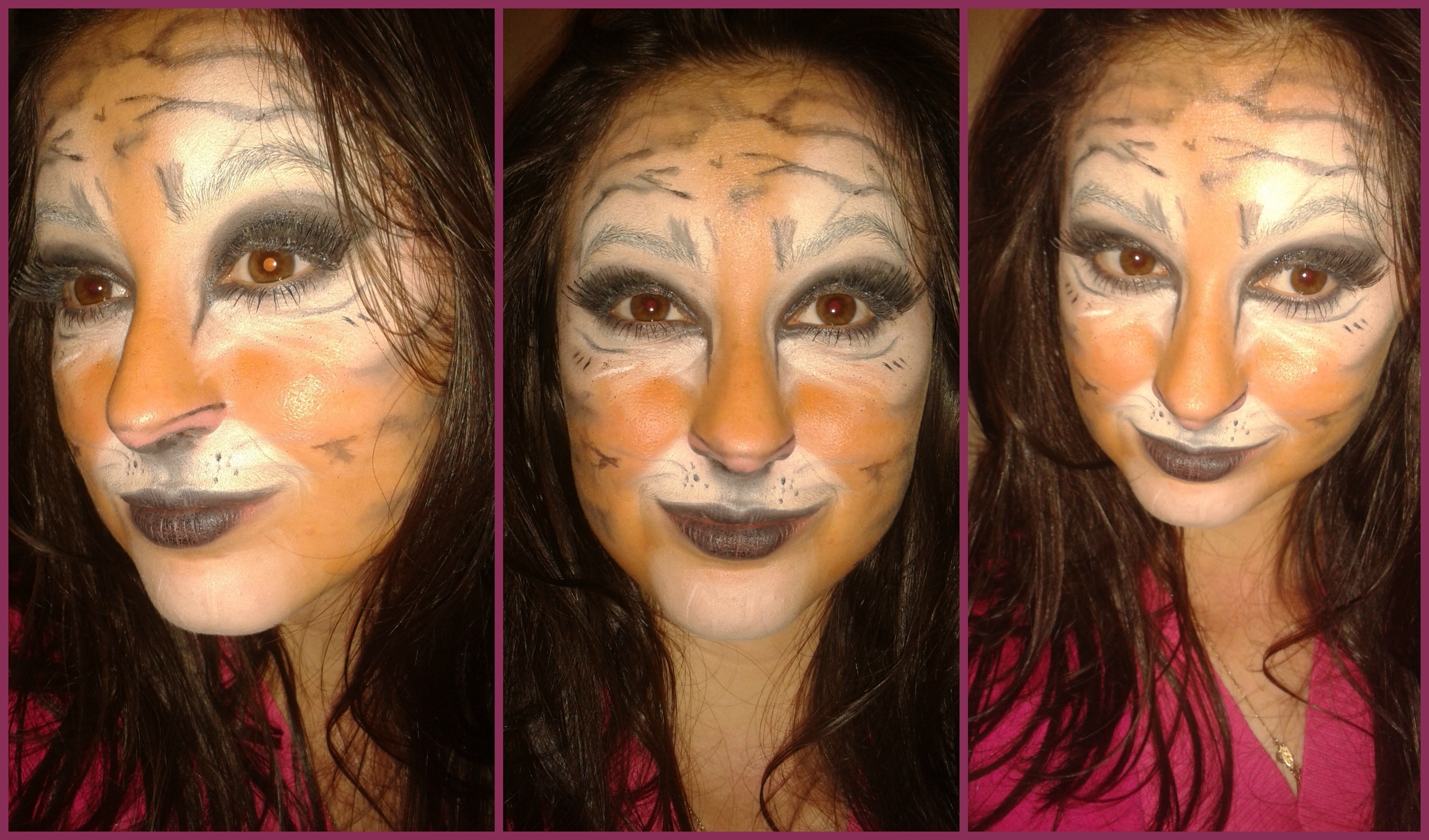 Maquiagem artística tigre maquiador(a) designer de sobrancelhas