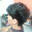 corte curtos corte feito todo desfiado na tesoura fio navalha