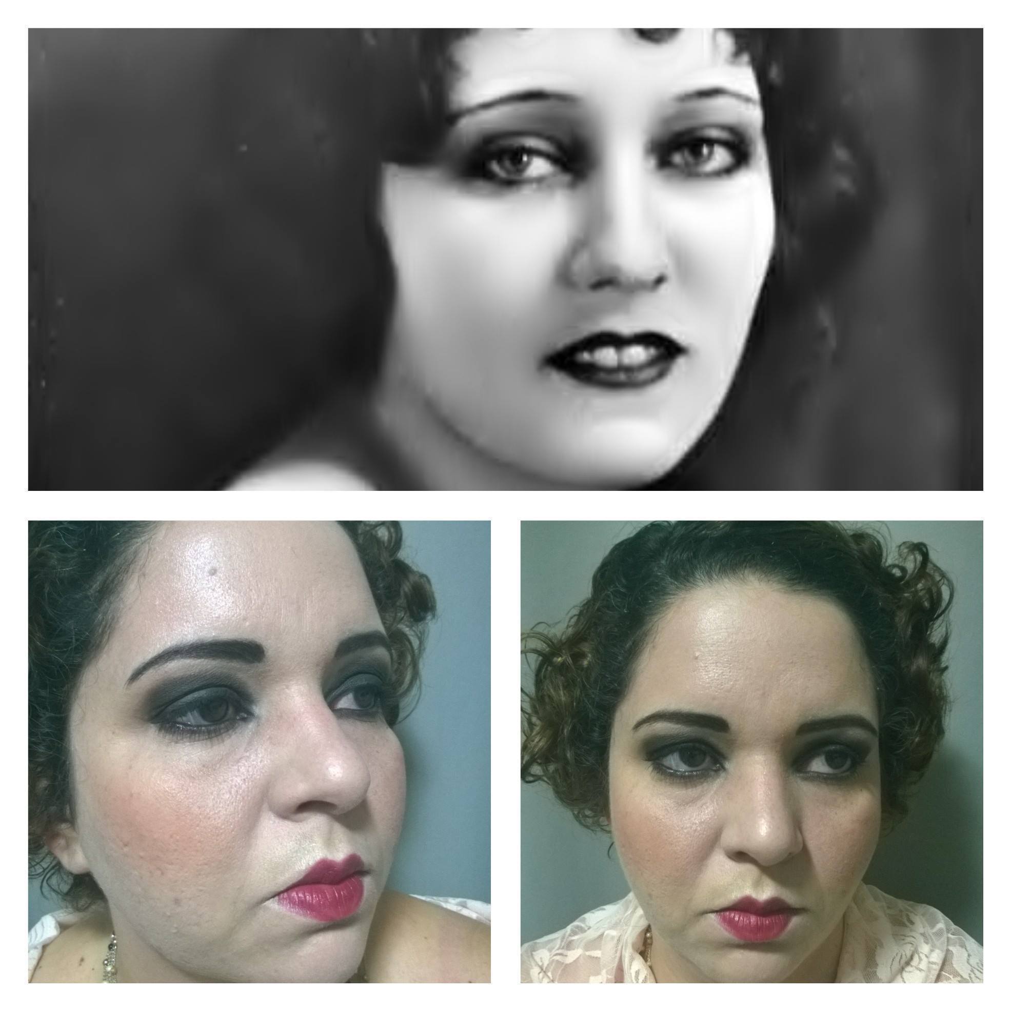 Caracterização: Maquiagem anos 20 Trabalho para o curso. 
Tema: evolução da maquiagem - Anos 20 maquiagem maquiador(a)