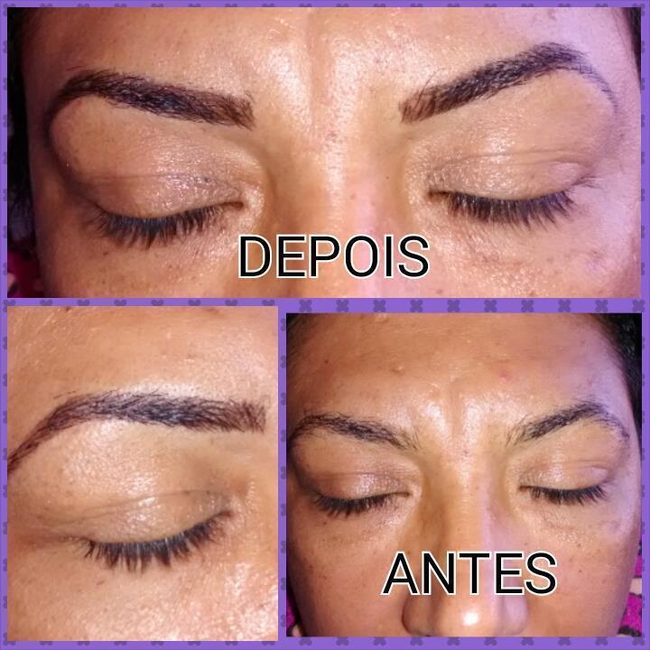 Design de sobrancelha e aplicação de renna esteticista micropigmentador(a) designer de sobrancelhas