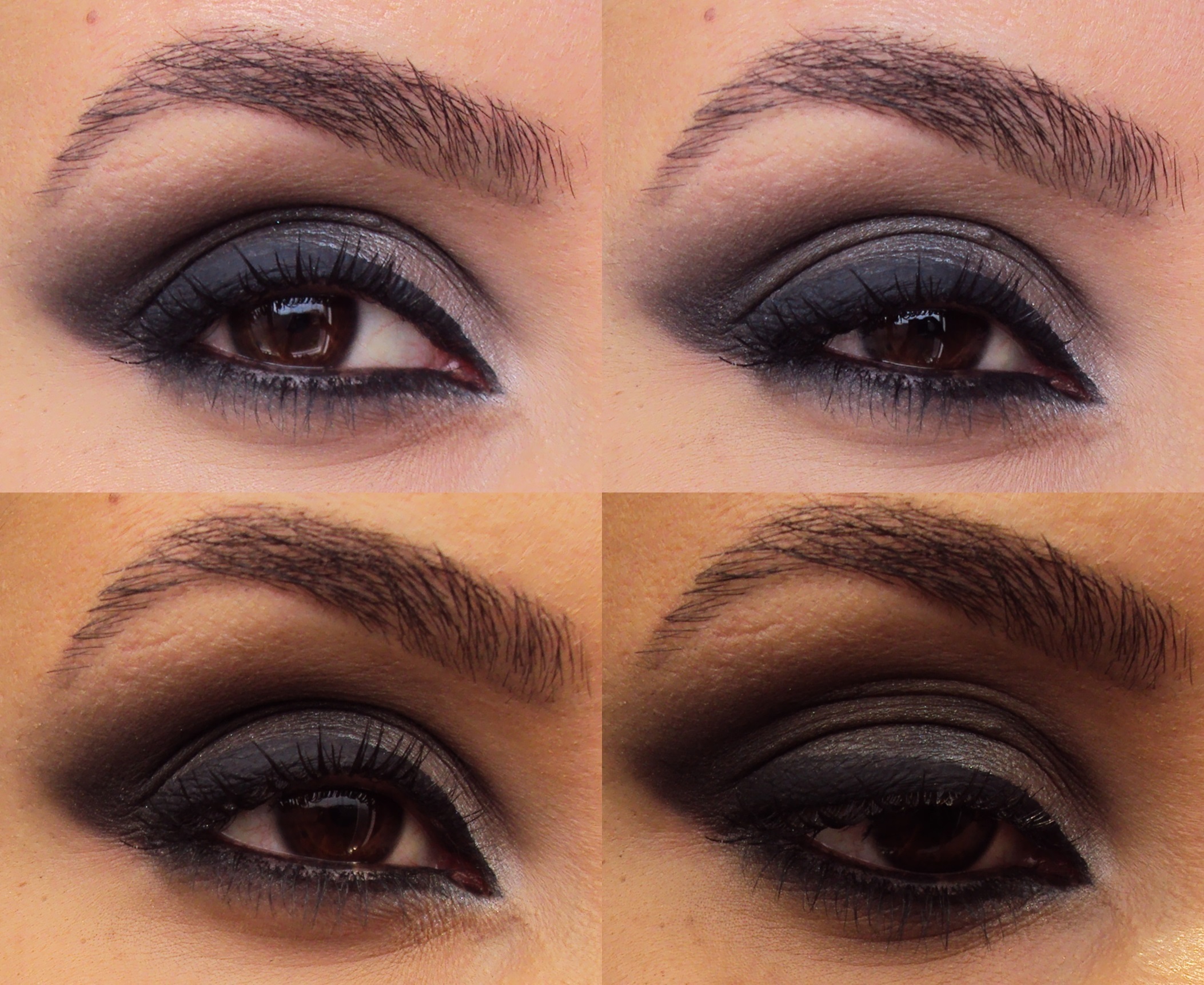 Maquiagem Festa Uma maquiagem festa em tons de preto e prata, compõe o look Dark e ao mesmo tempo Despojado. O acabamento é sem o delineado gatinho dando ênfase somente ao contorno nos cílios superiores para elevar o olhar. maquiador(a)