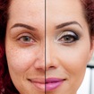 Antes e depois maquiagem hd 
