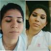 Maquiagem Preto com Dourado