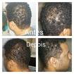 Corte afro masculino Cortado à máquina 