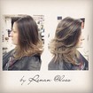 Corte feminino / Cor /Escova modelada