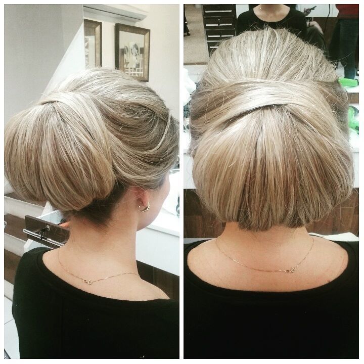 Penteado, coque, madrinha, festa, loiro, liso cabelo  