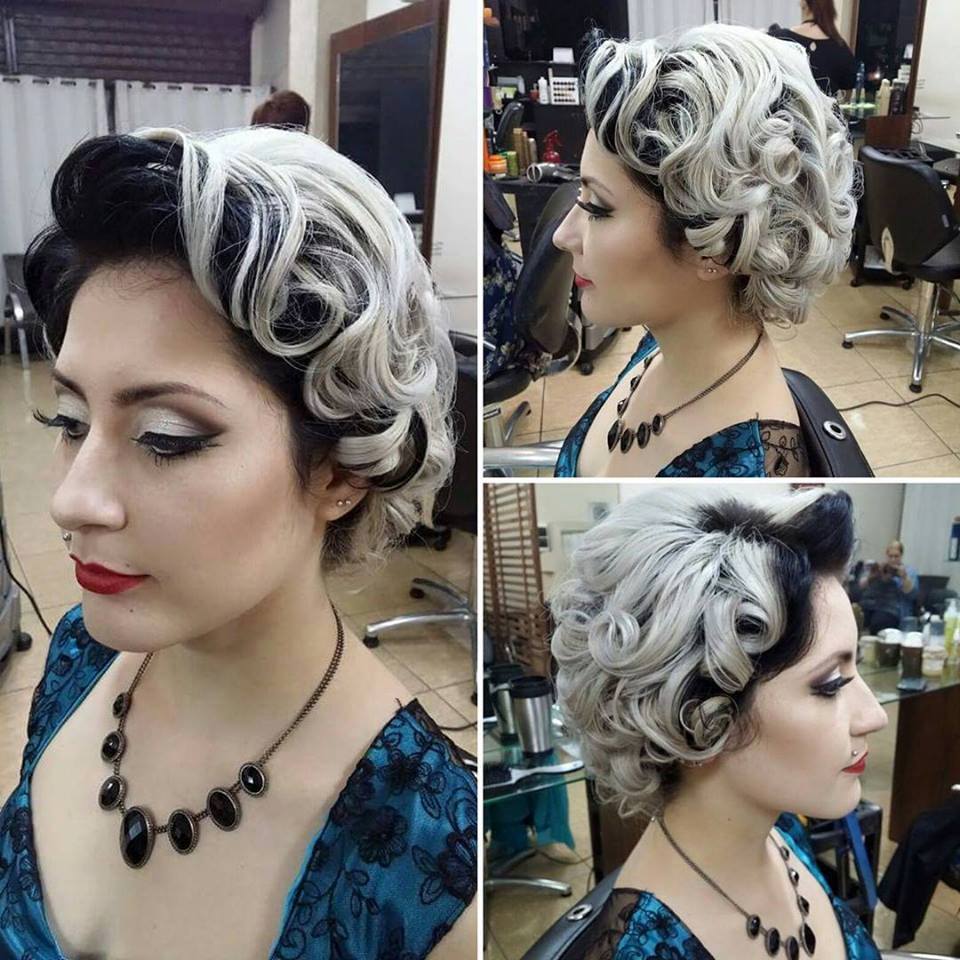 Trabalho realizado por  mim.  Maquiagem inspirada na  década   de  50,  com um look bem clássico pin up. #makeup #maquiagem #madrinha #pinup #classicmakeup #vintagegirl maquiador(a)