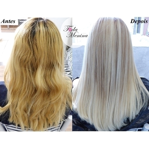 Antes e Depois #Cabeloamarelado - Mechas + Retoque de raiz. + Botox capilar

#cabelo #coloração #cabeloloiro #blondhair #cabeloamarelado #mechas #botoxcapilar  maquiador(a) cabeleireiro(a)