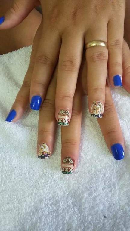 #Azul #Perfeito #Nails  cabeleireiro(a) manicure e pedicure maquiador(a)