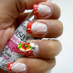 Francesinha decorada com flor e cristais.
Feito á mão.
#unhasdecoradas #francesinha #nailartmanual
