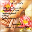 ATENDIMENTO A DOMICILIO whats 97424343 ( TIM )
SPA DOS PÉS
Indicado para os pés com calos, calosidades e ressecados
Também para proteção, nutrição e suavidade dos seus pés
*Lixamento
*Esfoliaçao com massagem
*Hidratação 
*Cutilagem
*Pintura
É um tratamento para hidratar e relaxar a região dos pés.
Os pés não têm muitas glândulas e portanto não se hidratam sozinhos. Por isto é muito importante regularmente fazer um spa dos pés com hidratação profunda para obter esse beneficio . Primeiro é feito um escalda pés com água morna para soltar e relaxar a musculatura dos pés, em seguida uma massagem com um creme esfoliante para eliminar as células mortas e promover a renovação celular. Logo após é realizada a aplicação da máscara de parafina envolvendo em botas térmicas para manter o calor e fazer com que o produto penetre. Para finalizar cutilagem e esmaltacao.