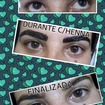 Limpesa e a medição normal,aplicação com a henna e finalizada.