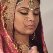 Making off. Maquiagem  artística. Indiana. Olhos com técnica cut cease e delineado árabe/indiano.