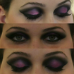 Pálpebra luz. #makeup #maquiagem #pretoerosa #ahazo