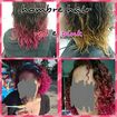 Hombre hair red e pink