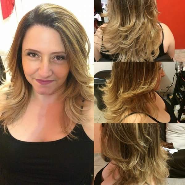 Corte degrade e luzes :) ✩✩✩ cabeleireiro(a)