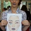 Maquiagem conceitual inspirada na Pop Art. Feita em Face chart! #maquiagem #makeup #popart #facechart #maquiagemconceitual