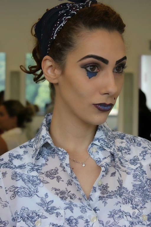 Maquiagem conceitual inspirada na Pop Art. Feita em Face chart! #maquiagem #makeup #popart #facechart #maquiagemconceitual maquiador(a) designer de sobrancelhas