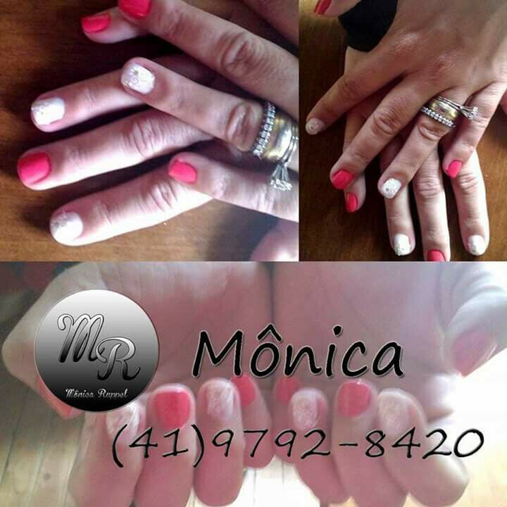Unha normal decorada feita por Mônica weber unha manicure e pedicure maquiador(a) consultor(a)