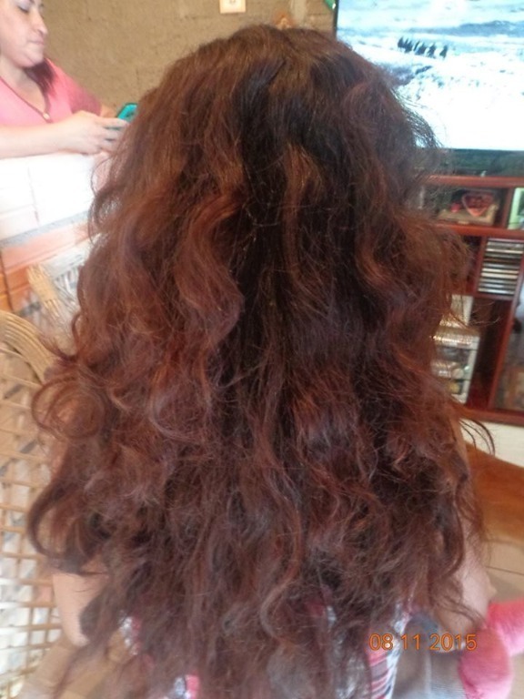parte 1 cabelo para tingi e fazer as pontas mais claras auxiliar cabeleireiro(a)