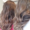Ombre hair #caramel#2tons#blonde#naturalidade#mechas#feitas#com#tinta#tratamento#cortestylist#isabelcabelo #isabelhair