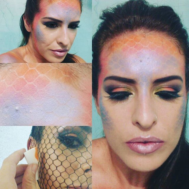 Makeup sereia Carnaval 2016 maquiador(a)
