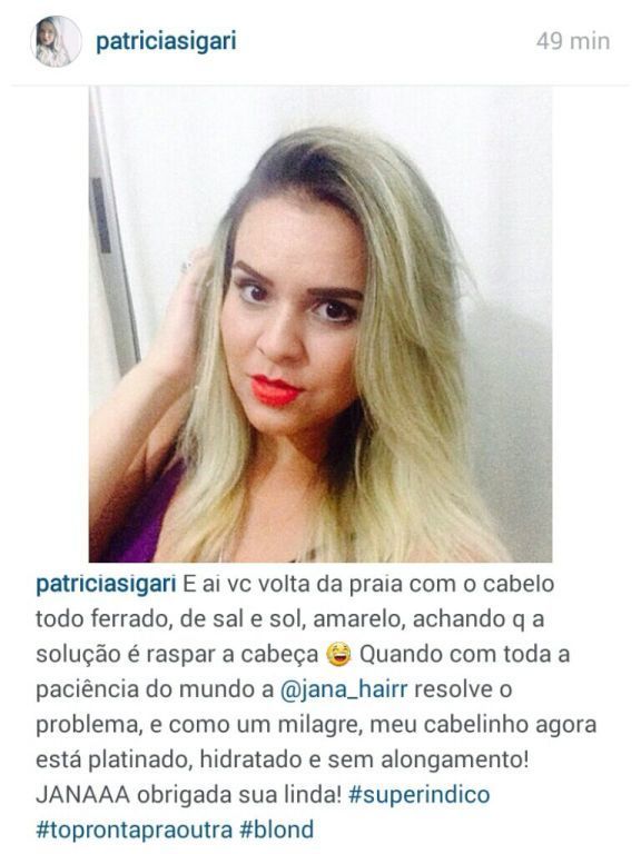 Muito bom  deixar a cliente satisfeita cabelo cabeleireiro(a)