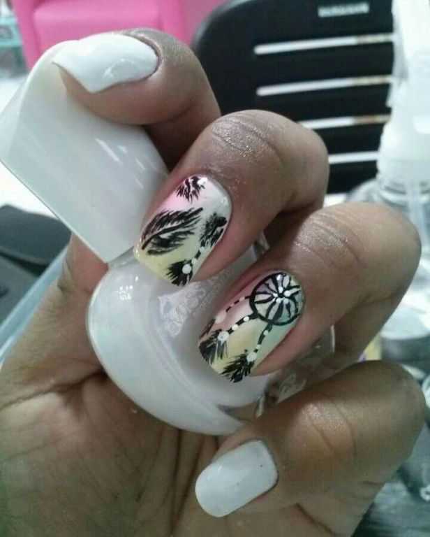 Nail art unha manicure e pedicure