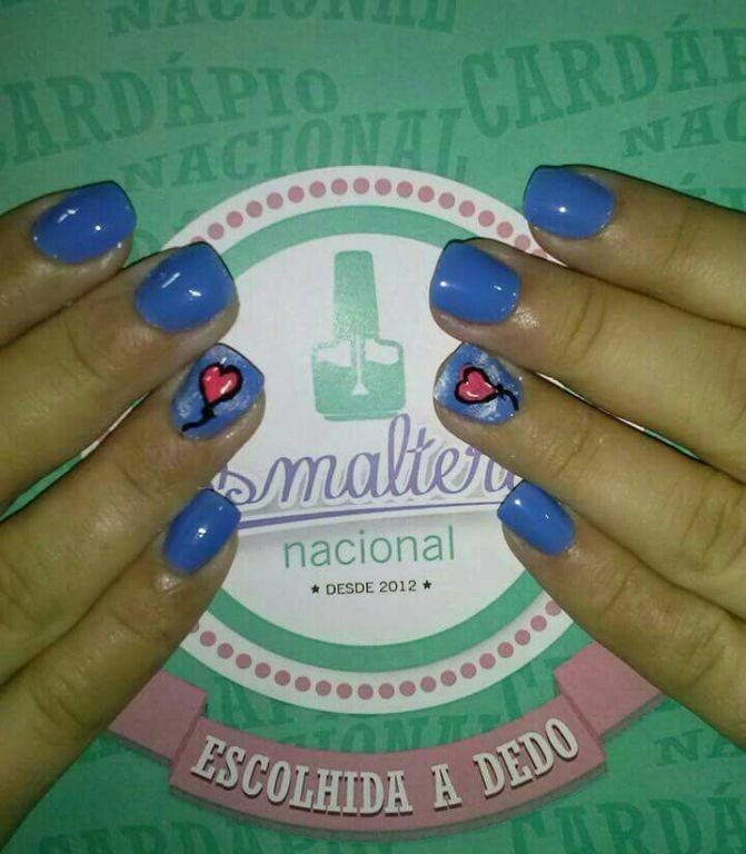 Mail art unha manicure e pedicure
