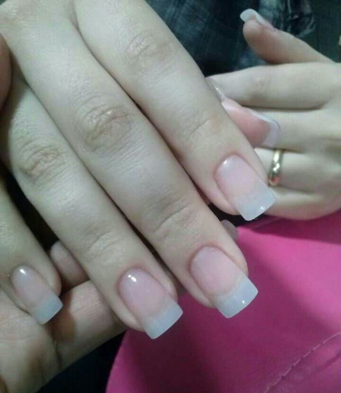Unha de gel unha manicure e pedicure