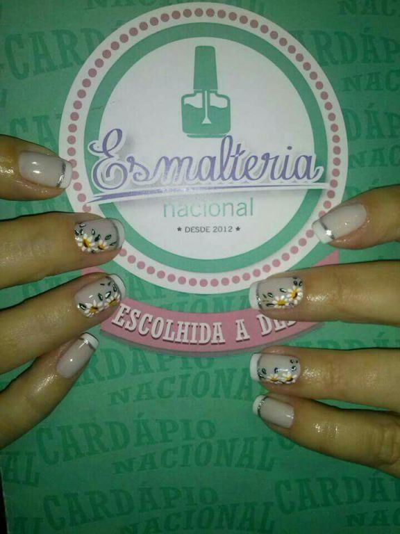 Mail art unha manicure e pedicure