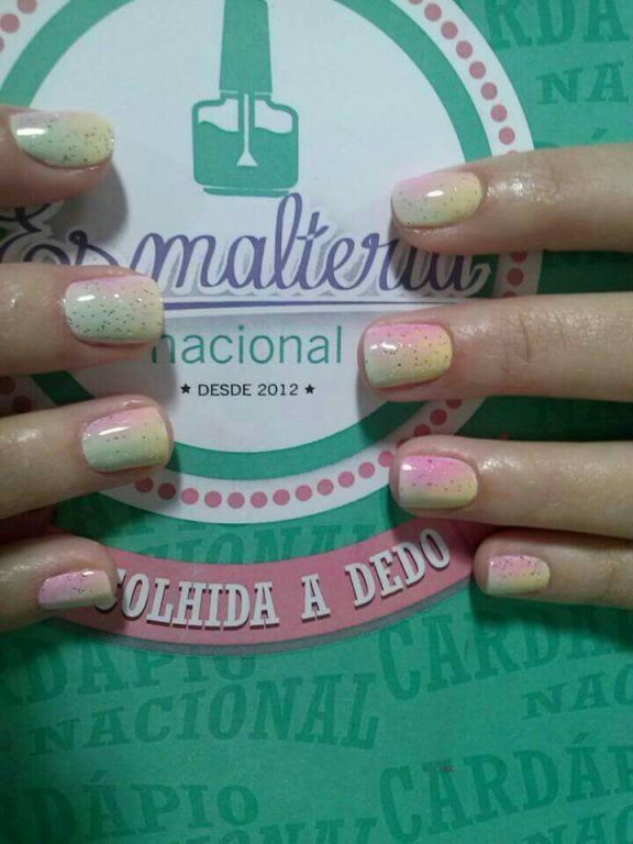 Nail art unha manicure e pedicure