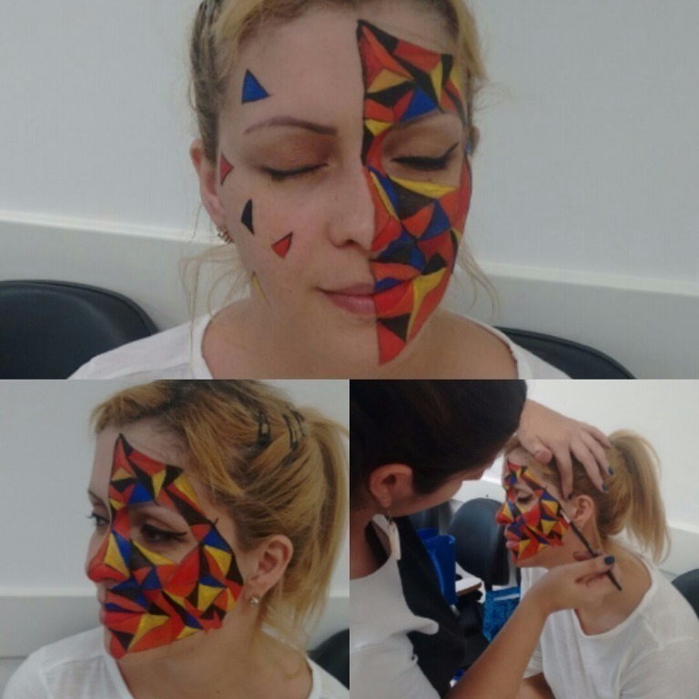 Pintura Facial Infantil - Mosaico Humano maquiador(a) estudante (massoterapeuta) outros