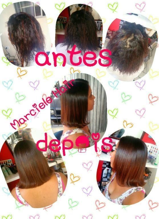 Progressiva + tratamento cabelo cabeleireiro(a)