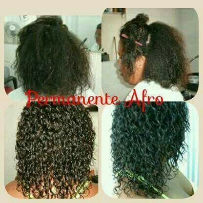 Permanente cabelo cabeleireiro(a)