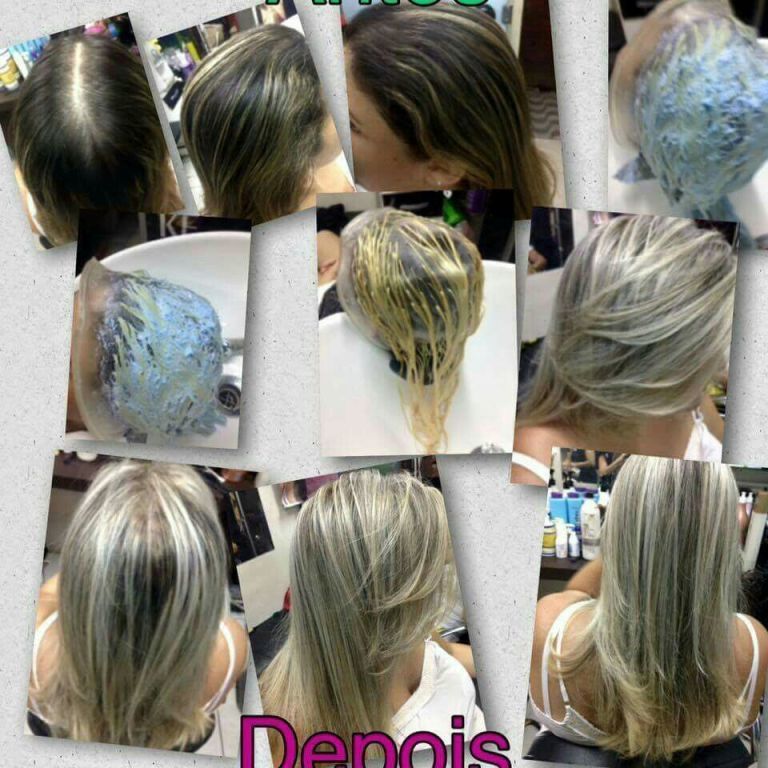 Luzes + matização cabelo cabeleireiro(a)