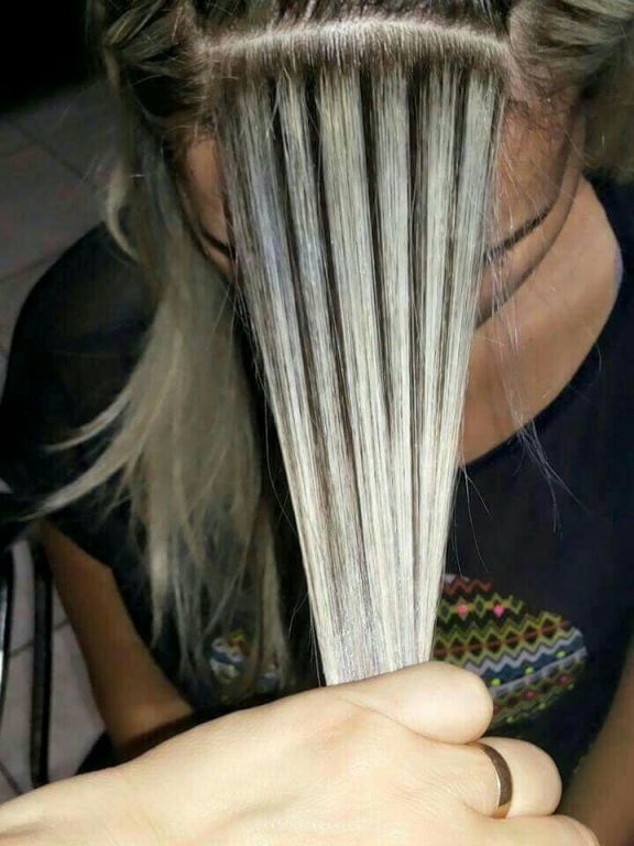 Luzes marcada cabelo cabeleireiro(a)