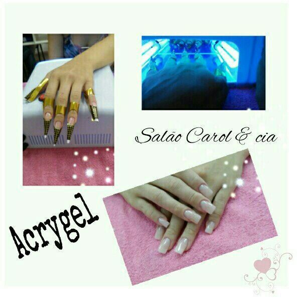 Alongamento de unhas em acrygel. unha manicure e pedicure cabeleireiro(a) maquiador(a) gerente