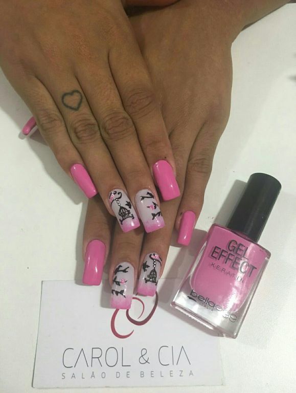 Alongamento de unhas em acrygel e decoracao feita à mão. unhas  manicure e pedicure cabeleireiro(a) maquiador(a) gerente