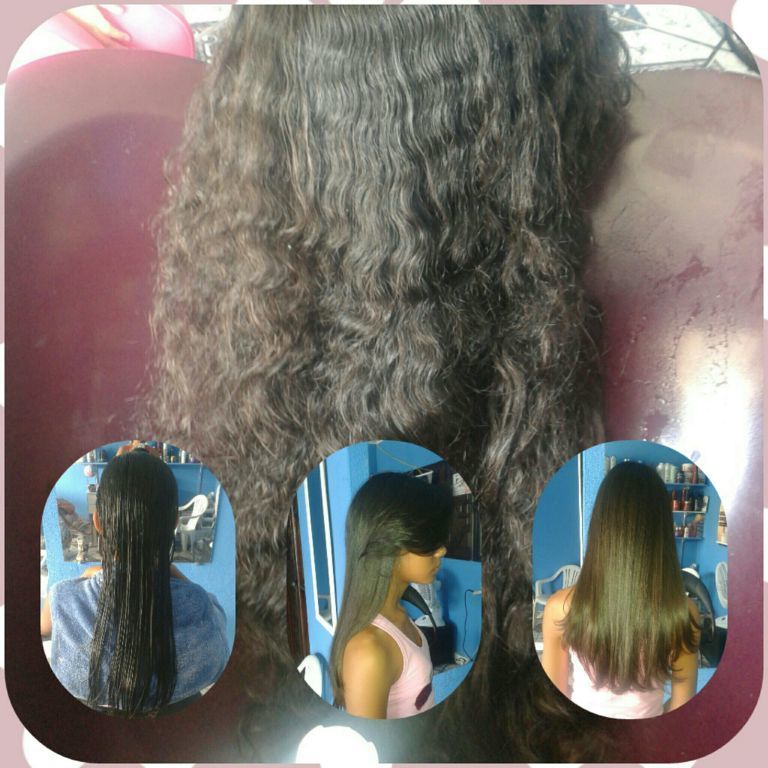 Escova Progressiva... Resultado magnífico e cliente super satisfeita... cabelo cabeleireiro(a)