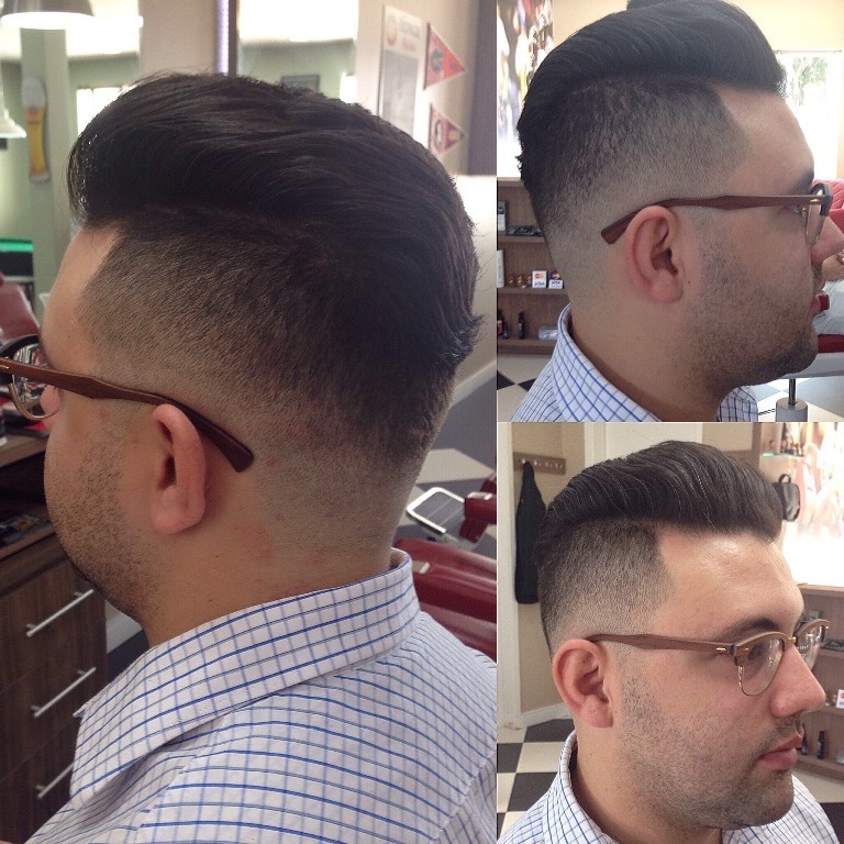 Pompadour #barbearia #barbeiro #pompadour #fadeSiga meu Instagram: @rubz.barber  corte masculino cabelo  barbeiro(a)