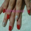 Unhas decoradas com âncora