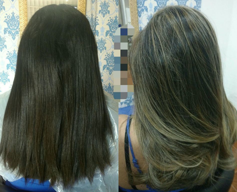 Sombré em cabelos tingidos #blackboxhair #colorcorrection #caramelblonde #caramelo #sombre cabelo cabeleireiro(a)